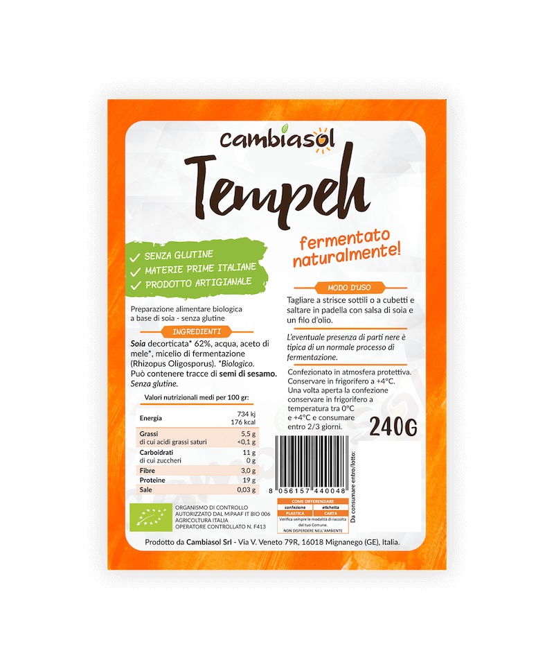 Tempeh naturale Cambiasol